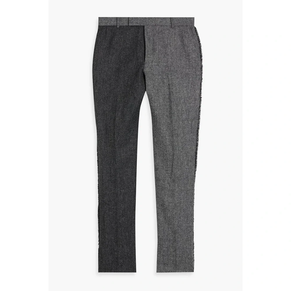 Thom Browne Tapered two tone Gray Wool Tweed Pants Size 3